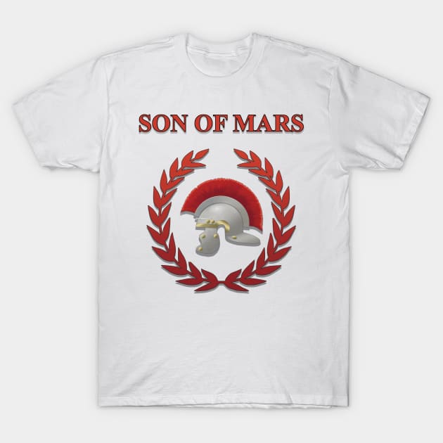 Son of Mars Ancient Roman War God T-Shirt by AgemaApparel